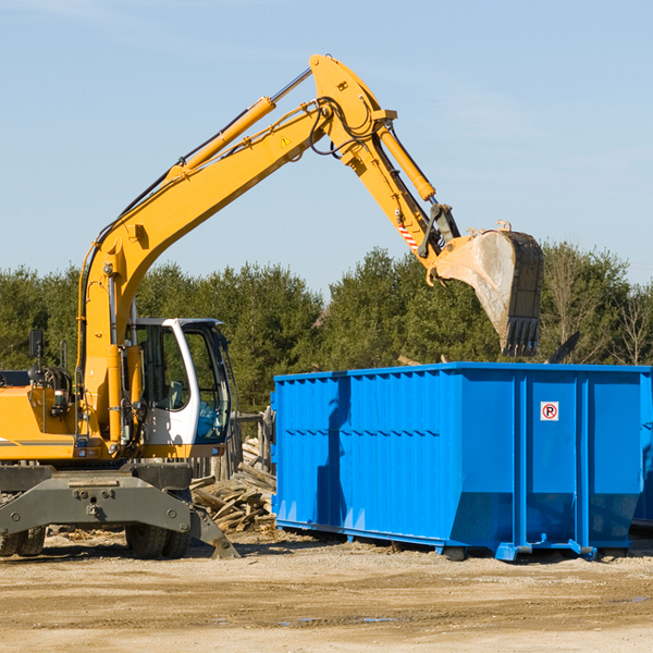 what size residential dumpster rentals are available in Justice